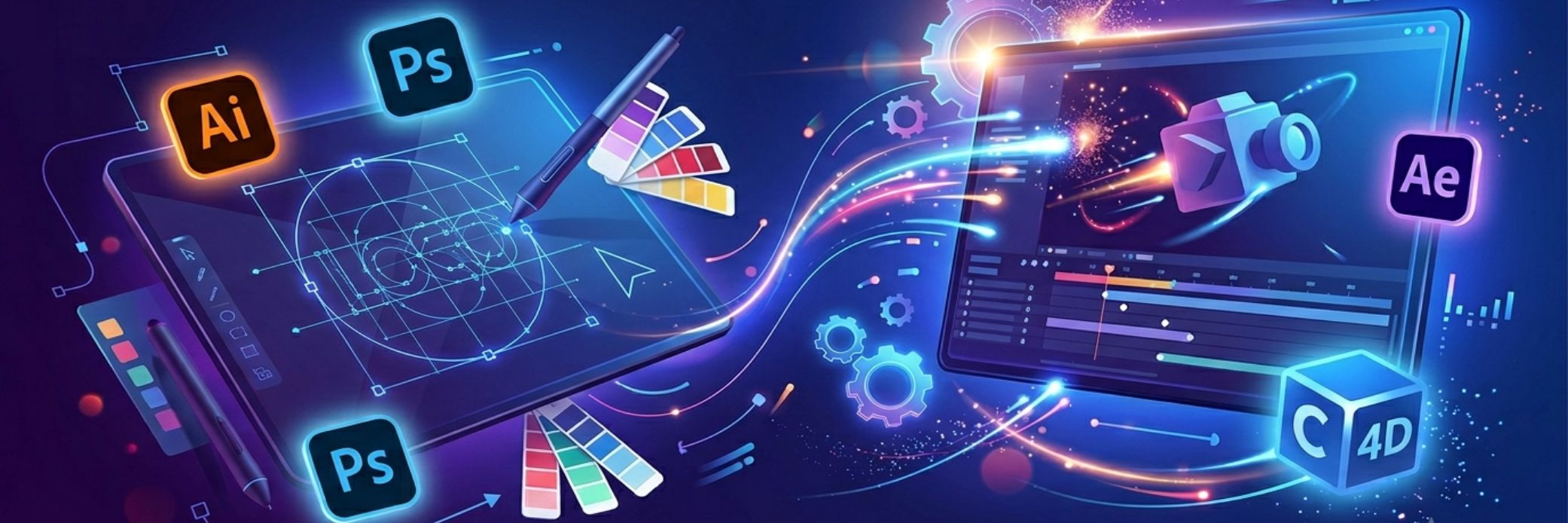 design motion graphics veb sayt ochish seo smm target ads it web design